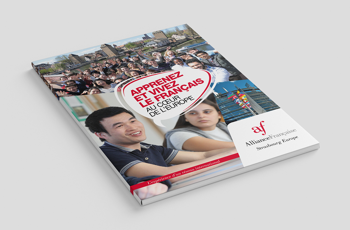 Pochette à rabats Alliance Française