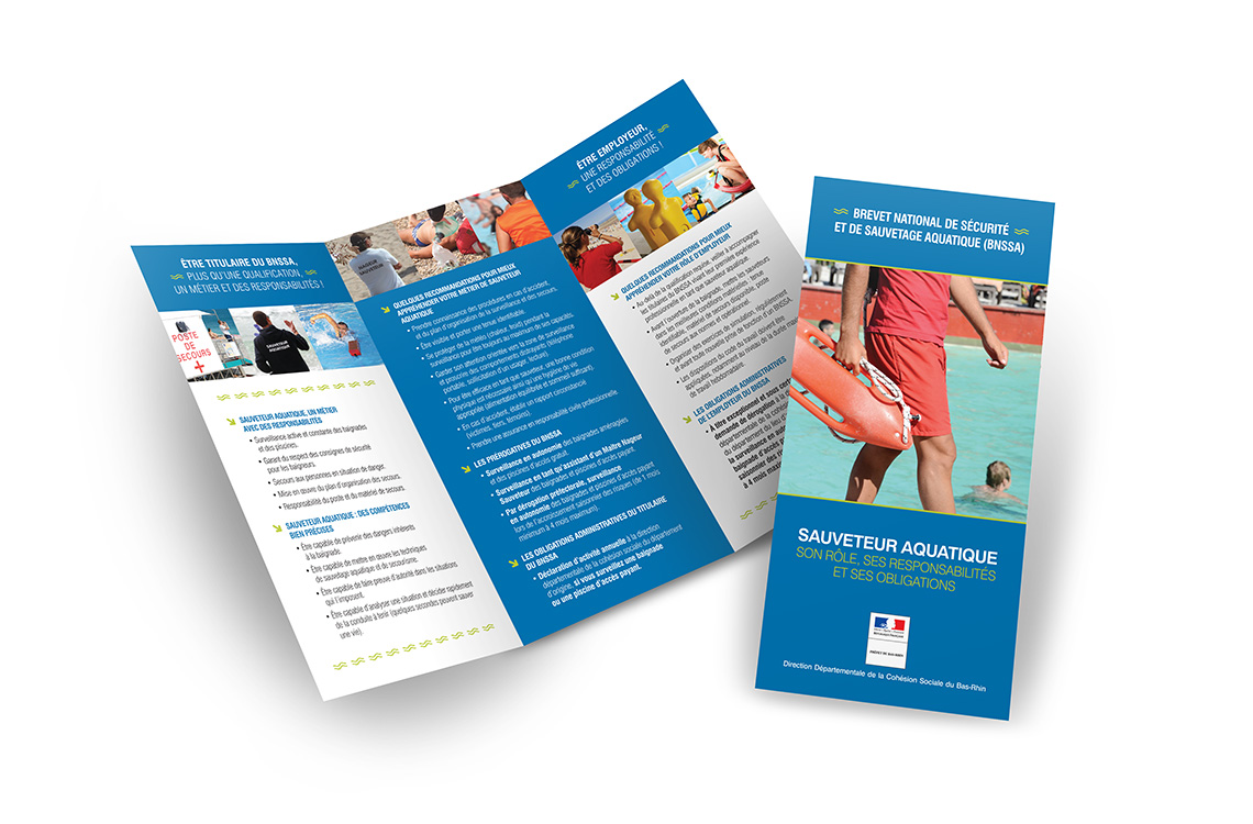 Dépliant sur la règlementation de la profession de sauveteur aquatique - Direction Régionale et Départementale de la jeunesse, des sports et de la cohésion sociale