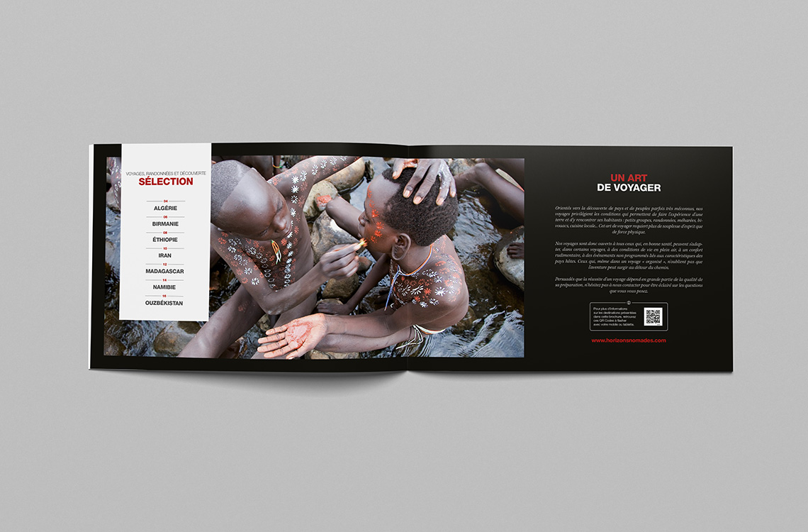 Brochure de présentation des voyages, randonnées et découvertes 2016 - Horizons Nomades