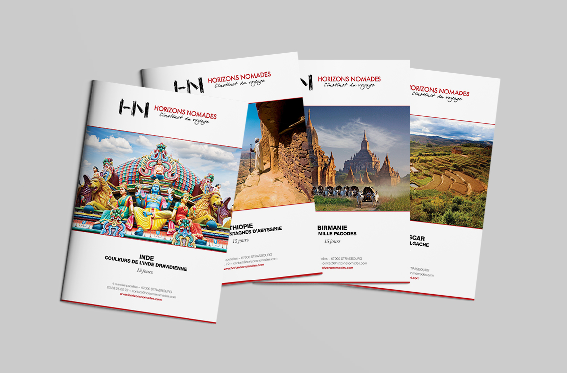 Fiches technique de voyage sous forme de brochure - Horizons Nomades
