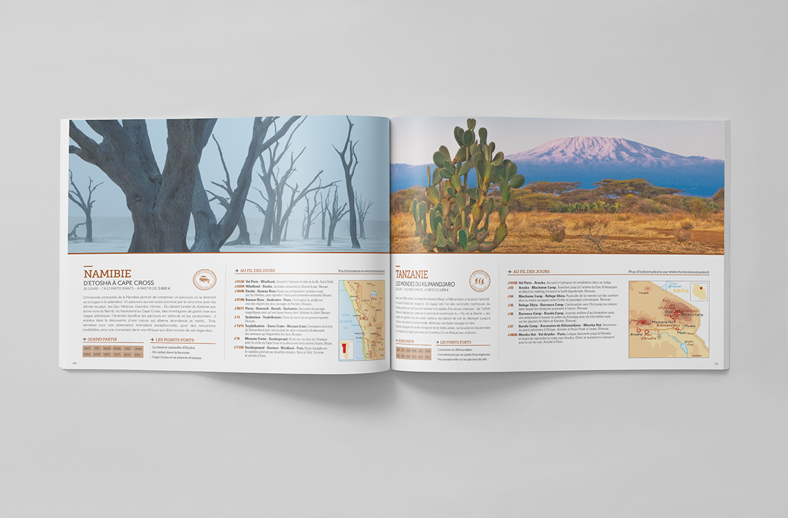 Catalogue Horizons Nomades - Voyages, randonnées et découvertes 2013