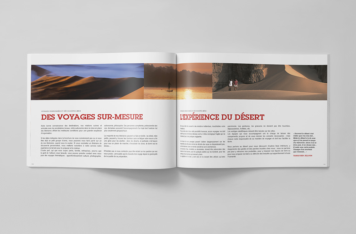 Catalogue Horizons Nomades - Voyages, randonnées et découvertes 2012