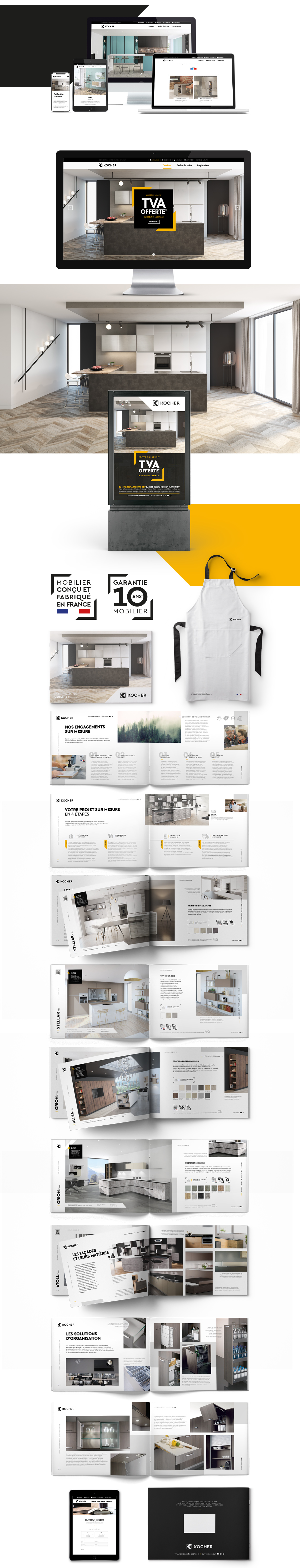 Supports de communication (web et print) Kocher