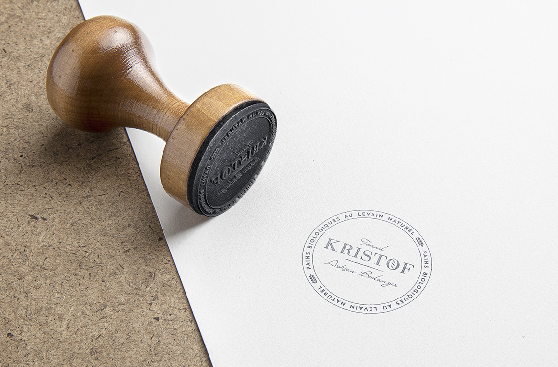 Logotype et identité visuelle du Fournil Kristof