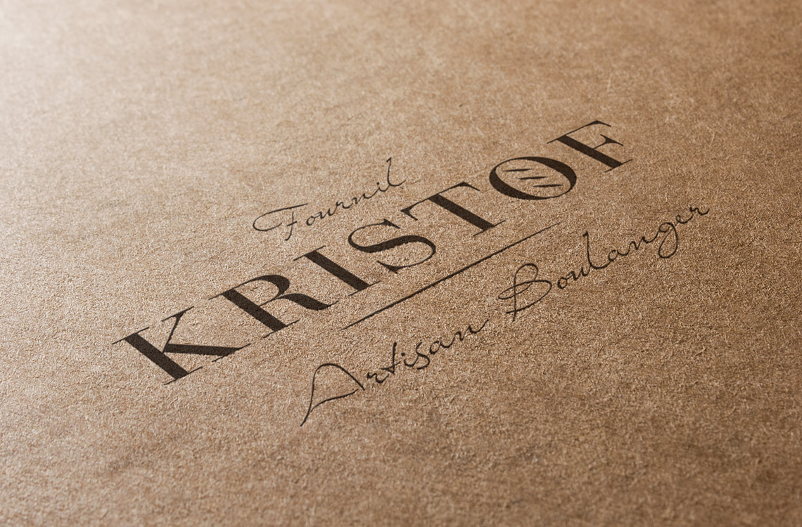 Logotype et identité visuelle du Fournil Kristof