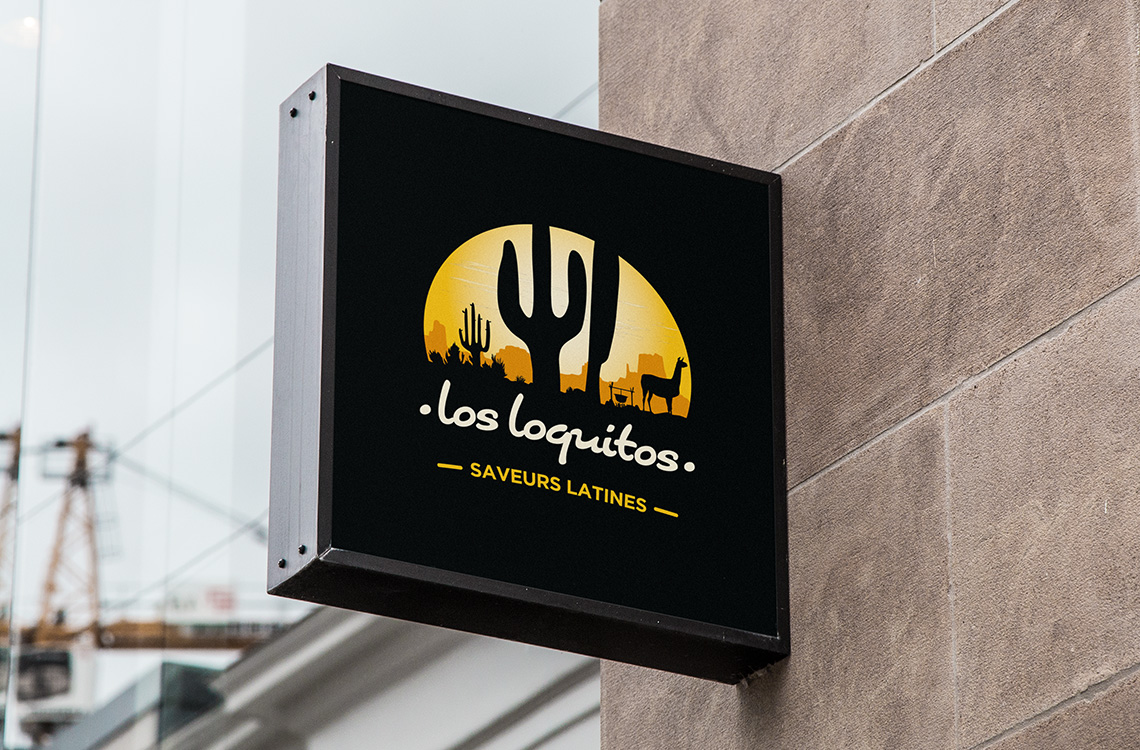 Caisson lumineux Los Loquitos