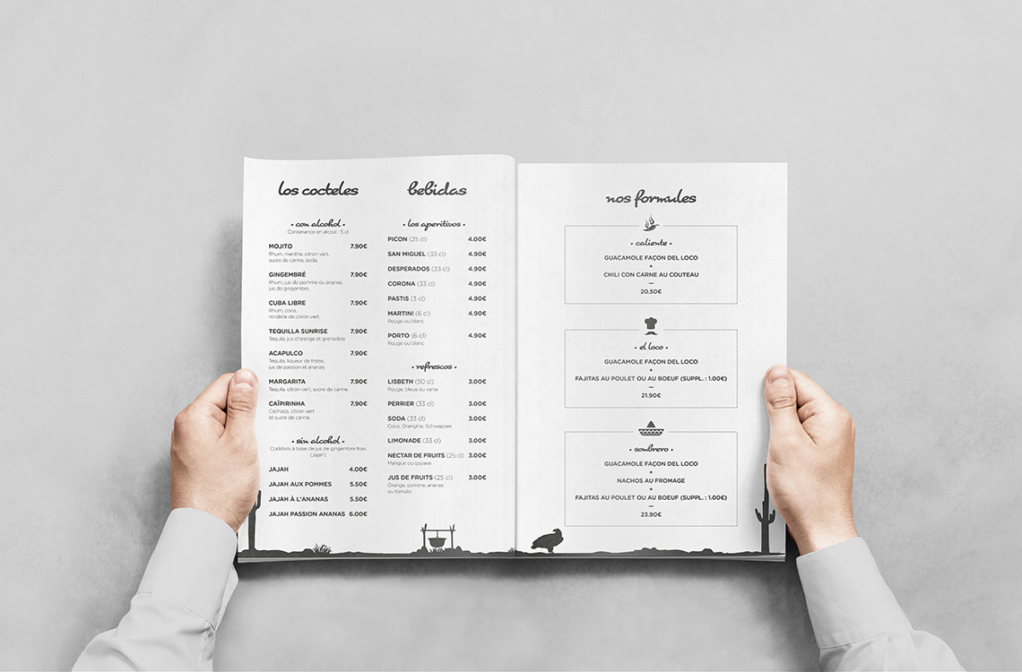 Menu du restaurant Los Loquitos