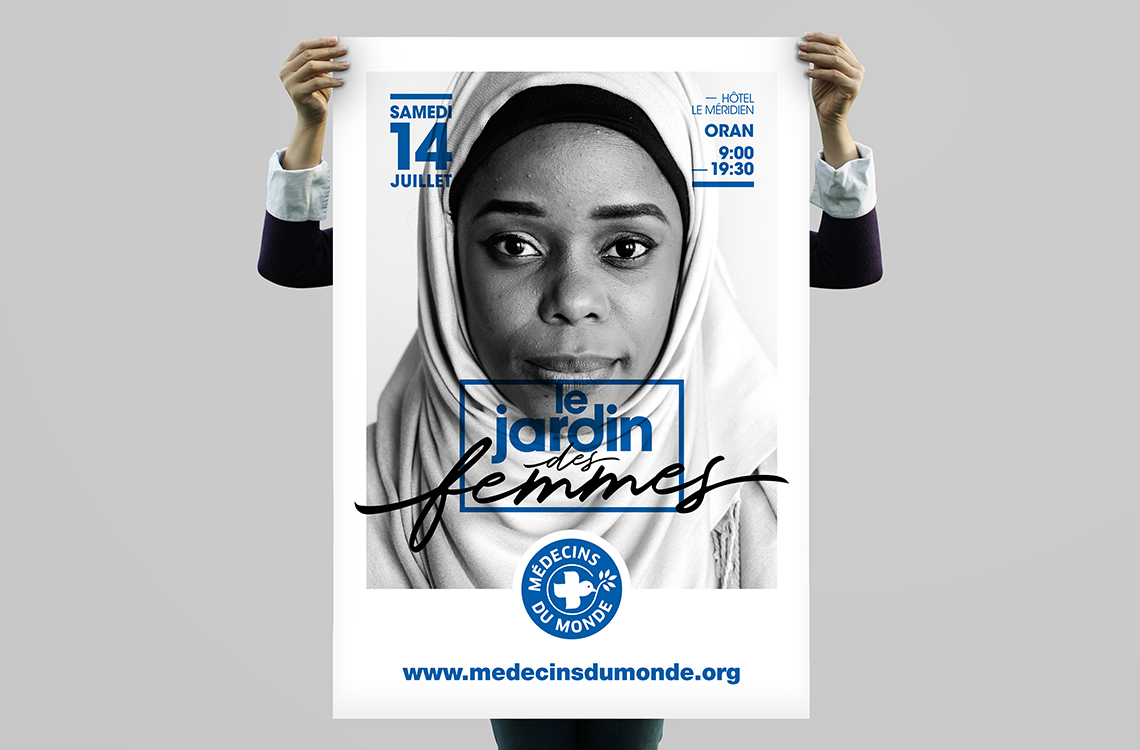 Affiche Jardin des Femmes Médecins du Monde