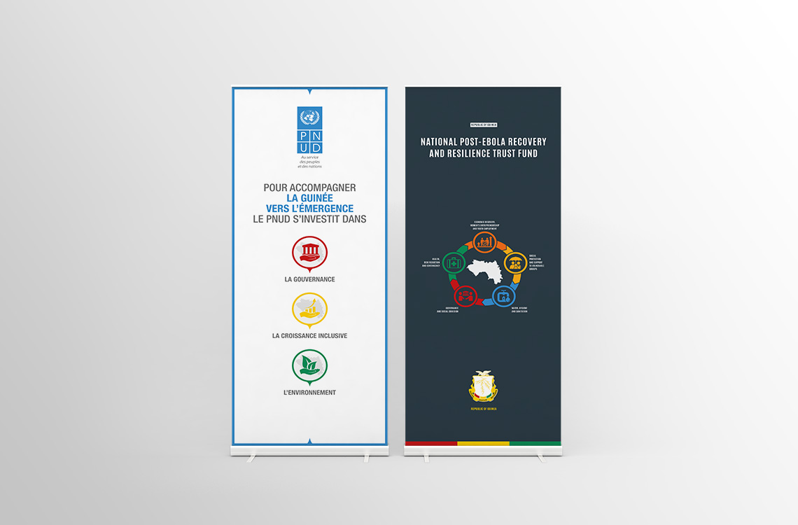 Roll Up de plaidoyer et de présentation du Fonds National de Relance et de résilience Post-Ebola pour la République de Guinée - PNUD Guinée