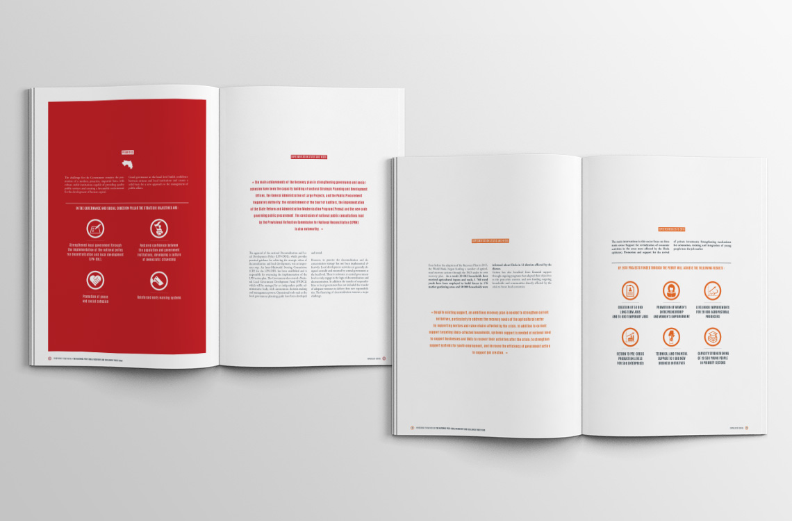 Brochure de plaidoyer et de présentation du Fonds National de Relance et de résilience Post-Ebola pour la République de Guinée - PNUD Guinée