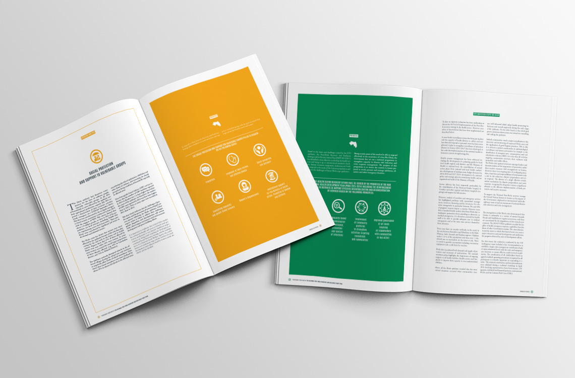 Brochure de plaidoyer et de présentation du Fonds National de Relance et de résilience Post-Ebola pour la République de Guinée - PNUD Guinée