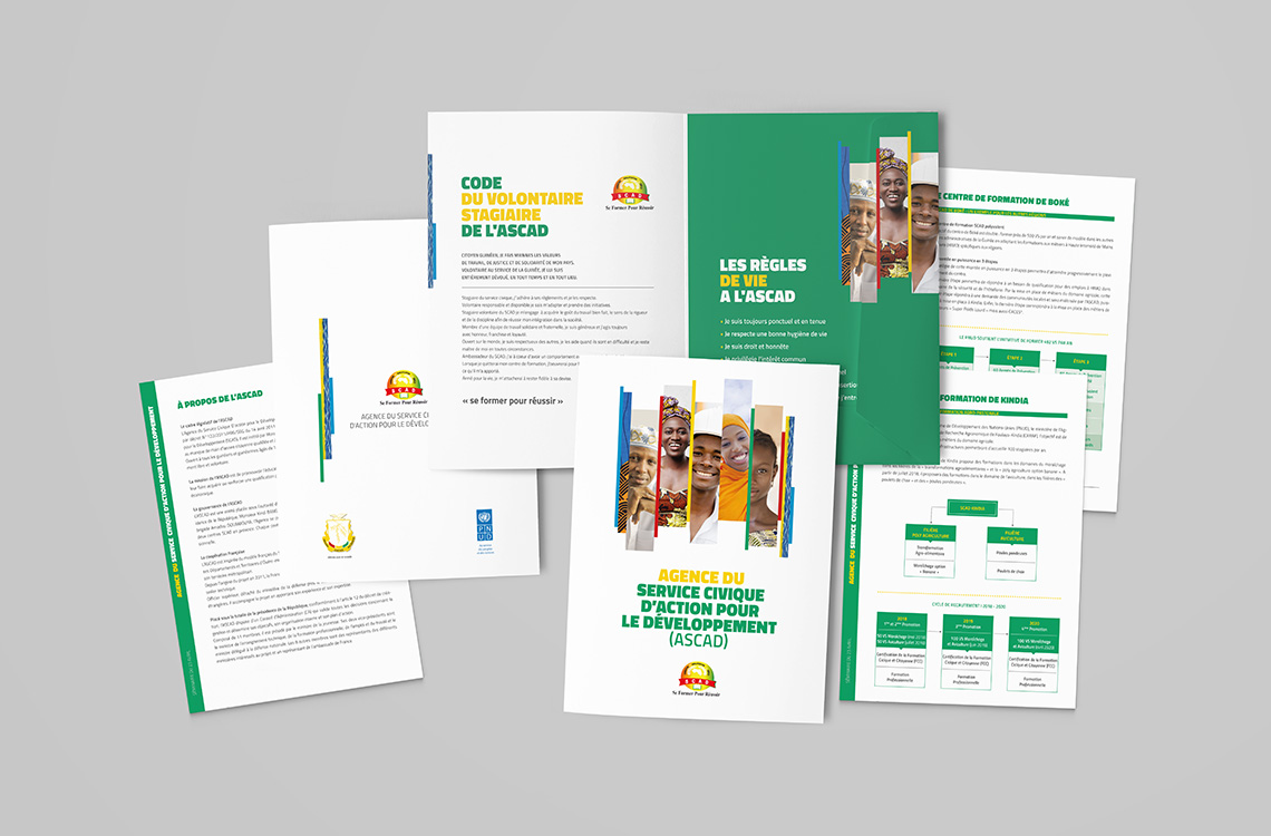 Affiche présentant la contribution du PNUD Guinée dans la lutte contre Ebola