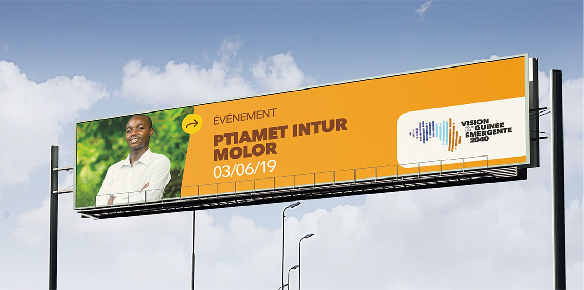 Identité visuelle Guinée Émergente 2040