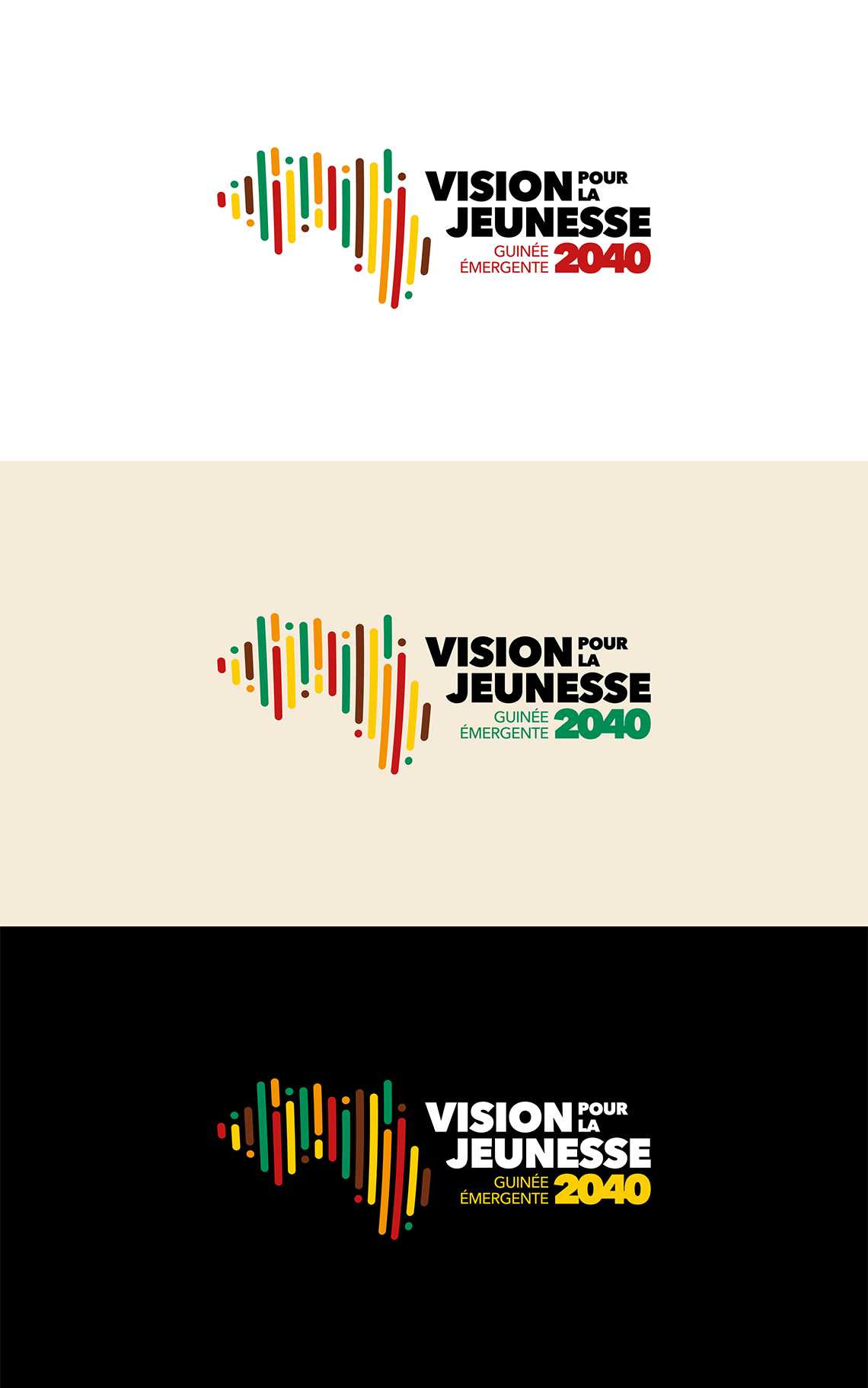 Identité visuelle Guinée Émergente 2040