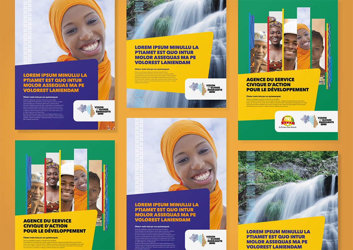 Identité visuelle Guinée Émergente 2040